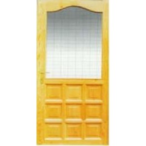 Camlı Ahşap Kapı 6