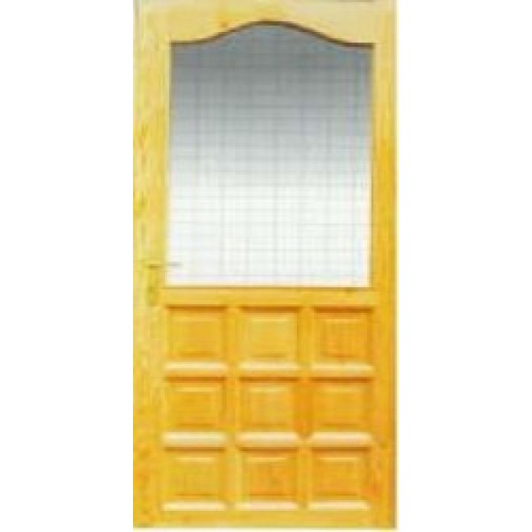 Camlı Ahşap Kapı 6